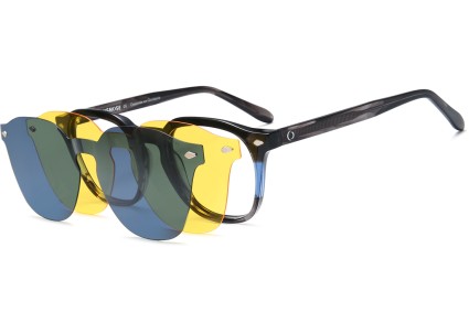 Lunette de vue Polar Clip  Homme - Acétate + Clip magnétique solaire polarisé - OCP627_C3 - OSMOSE - Octika