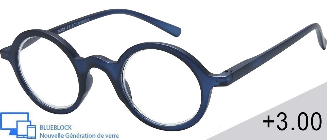 Lunette loupe de lecture Blueblock  Mixte - LI_C3_300 - Plastique (CP/TR90) - Anti-lumière bleue - Optique pré-monté Blueblock -