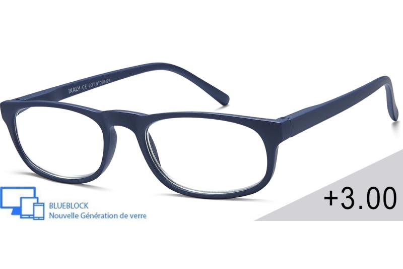 Lunette loupe de lecture Blueblock  Homme - LO_C1_300 - Plastique (CP/TR90) - Anti-lumière bleue - Optique pré-monté Blueblock -
