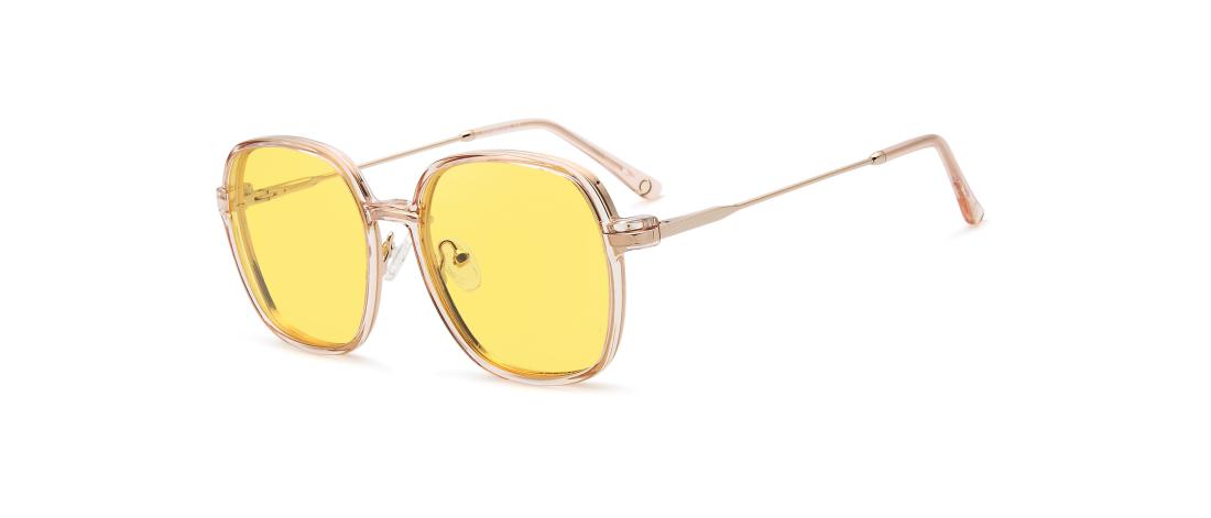 Lunette de vue OSMOSE Polar Double Clip métal   Femme - Métal + Clip magnétique solaire polarisée + Clip de conduite de nuit - O