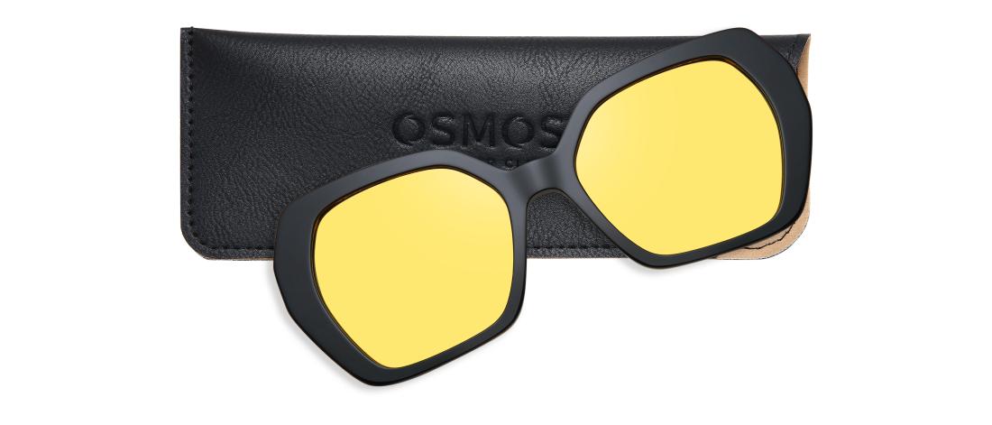 Clip magnétique jaune  Femme - Conduite de nuit - Ultem - OCP594_CLIP_DRIVE - OSMOSE - Octika