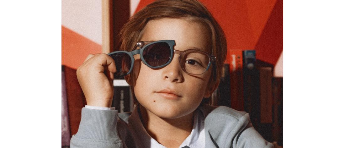 Lunette de vue Polar Clip Junior  Enfant Garçon -  + Clip magnétique solaire polarisé - OCP637_C1 - OSMOSE - Octika