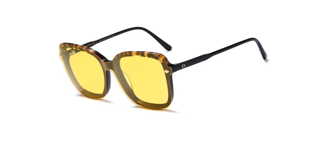 Lunette de vue Polar Clip  Femme - Acétate + Clip magnétique solaire polarisé - OCP651_C4 - OSMOSE - Octika