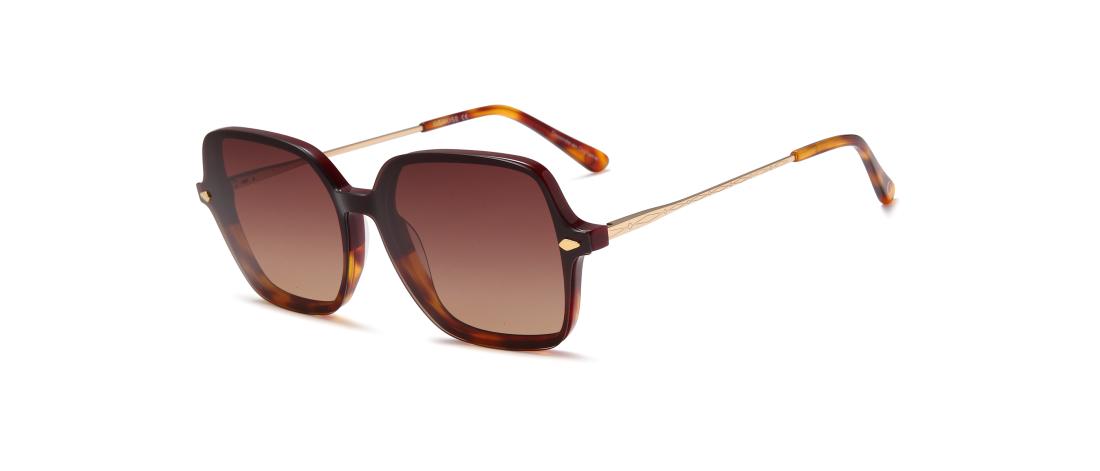 Lunette de vue Polar Clip  Femme - Acétate + Clip magnétique solaire polarisé - OCP563_C3 - OSMOSE - Octika