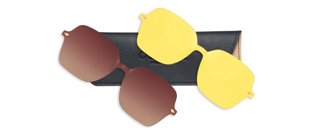 Lunette de vue Polar Clip  Femme - Acétate + Clip magnétique solaire polarisé - OCP563_C3 - OSMOSE - Octika