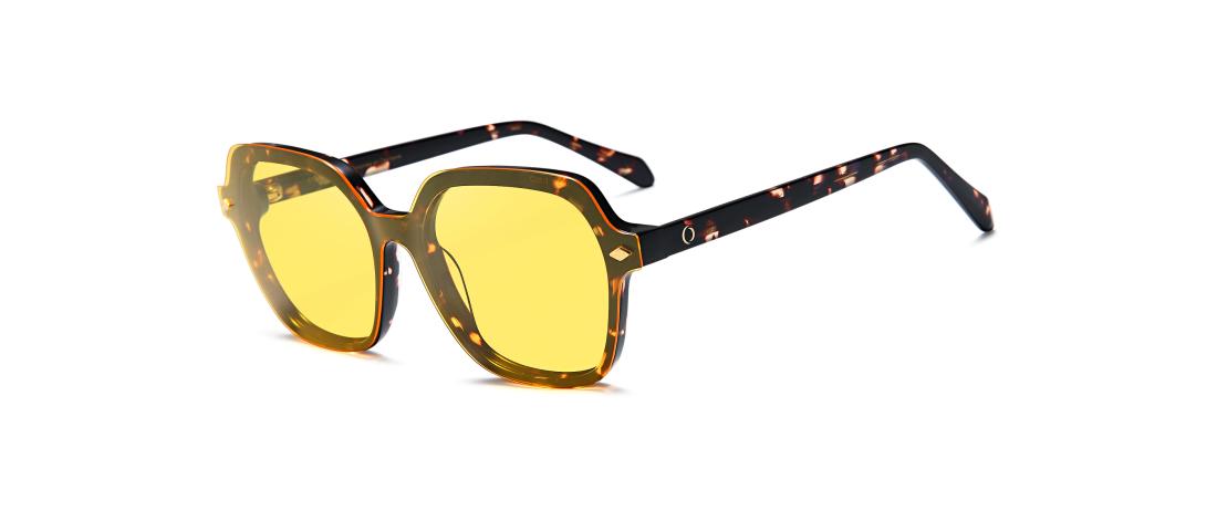 Lunette de vue Polar Clip  Femme - Acétate + Clip magnétique solaire polarisé - OCP630_C4 - OSMOSE - Octika