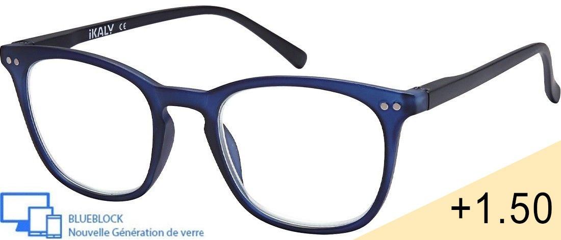  Men's Reading Glasses - BA_C5_150 - injected plastic (CP/TR90) - Anti-blue light -  blueblock pre-mounted reading Optics - IKAL