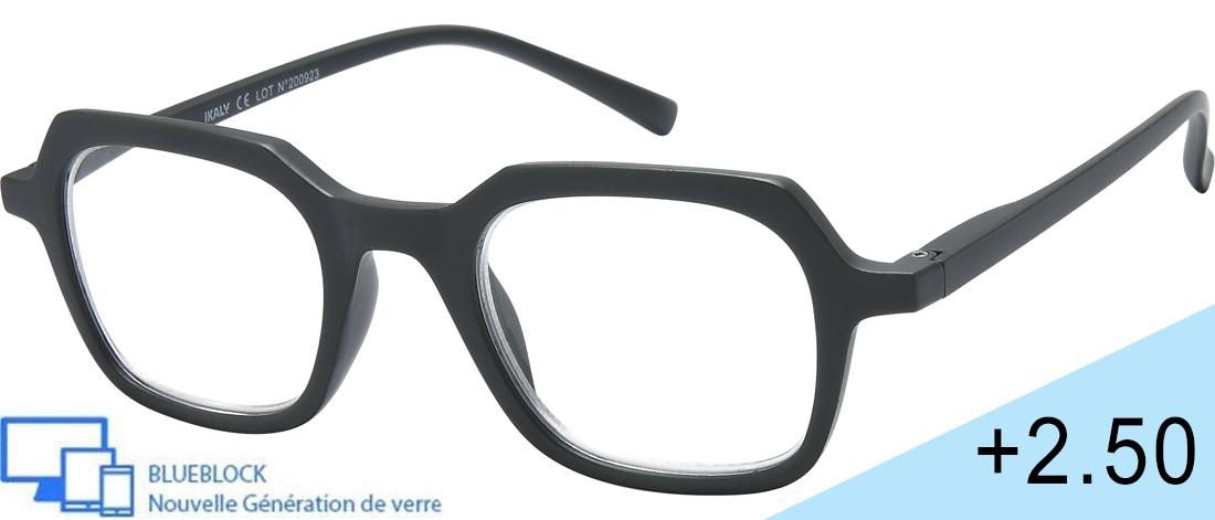  Men's Reading Glasses - AM_C3_250 - injected plastic (CP/TR90) - Anti-blue light -  blueblock pre-mounted reading Optics - IKAL