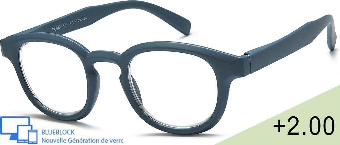  Unisex's Reading Glasses - AT_C2_200 - injected plastic (CP/TR90) - Anti-blue light -  blueblock pre-mounted reading Optics - I