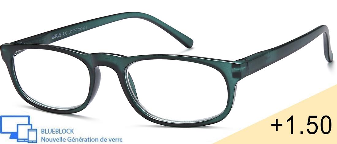  Unisex's Reading Glasses - LO_C2_150 - injected plastic (CP/TR90) - Anti-blue light -  blueblock pre-mounted reading Optics - I