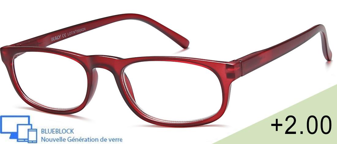  Unisex's Reading Glasses - LO_C3_200 - injected plastic (CP/TR90) - Anti-blue light -  blueblock pre-mounted reading Optics - I