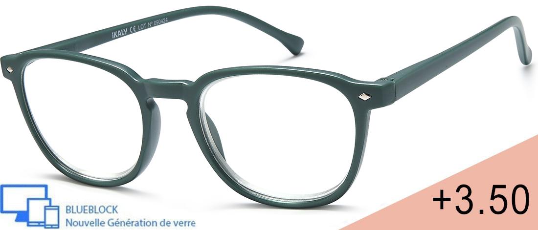  Men's Reading Glasses - RA_C2_350 - injected plastic (CP/TR90) - Anti-blue light -  blueblock pre-mounted reading Optics - IKAL