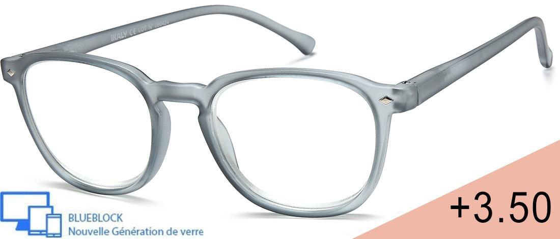 Men's Reading Glasses - RA_C3_350 - injected plastic (CP/TR90) - Anti-blue light -  blueblock pre-mounted reading Optics - IKAL