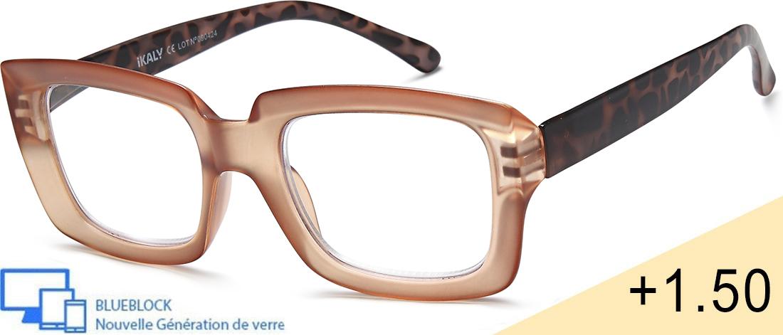  Women's Reading Glasses - SE_C1_150 - injected plastic (CP/TR90) - Anti-blue light -  blueblock pre-mounted reading Optics - IK