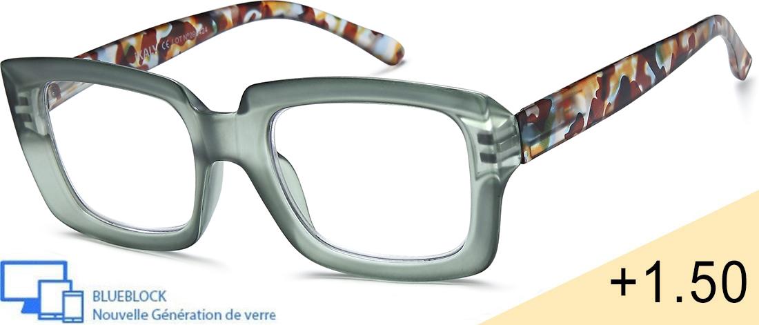  Women's Reading Glasses - SE_C2_150 - injected plastic (CP/TR90) - Anti-blue light -  blueblock pre-mounted reading Optics - IK