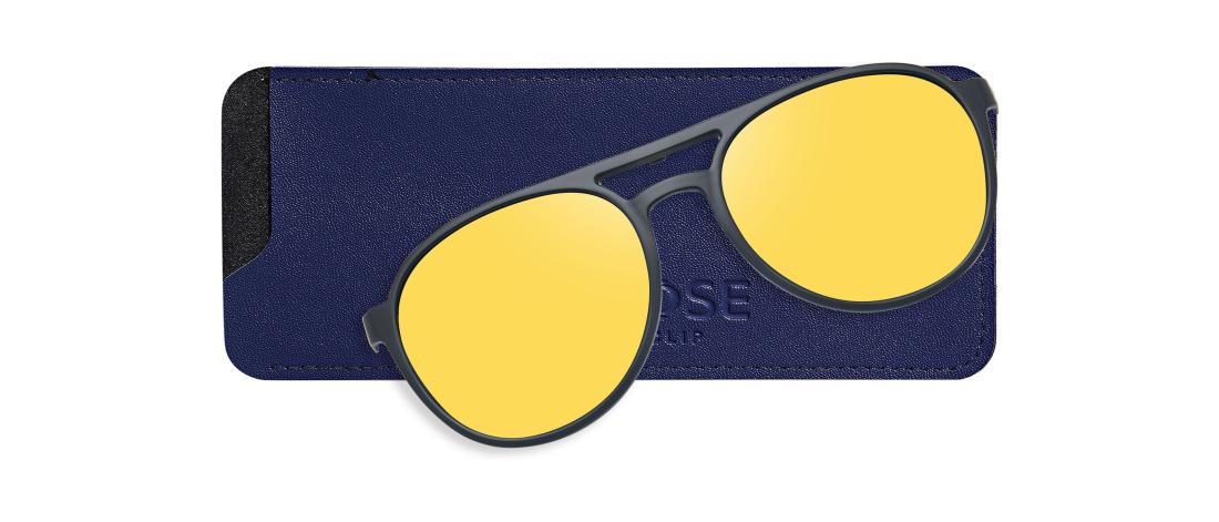  Men Yellow Magnetic Clip - Night Driving - TR90 - OCP567_C3_CLIP_DRIVE - OSMOSE - Octika