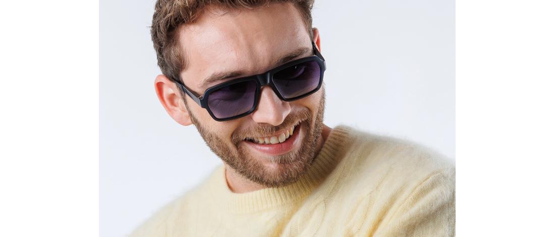  Men's Sunglasses - Injected Plastic - SP4291_C2 - IKALY - Octika