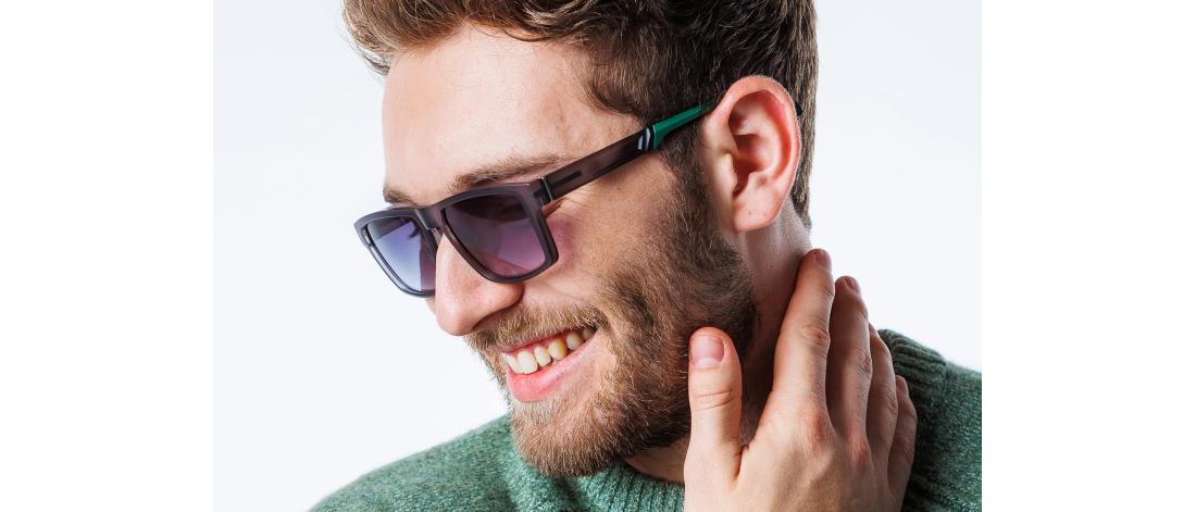  Men's Sunglasses - Injected Plastic - SP4292_C3 - IKALY - Octika