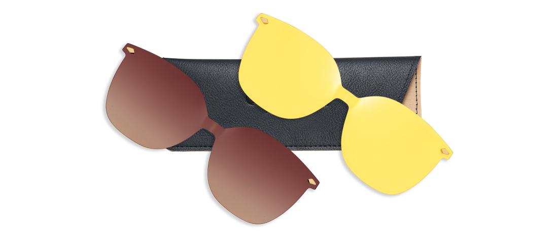 Polar Clip eyewear  Women - Acetate + Polarized solar magnetic clip - OCP562_C2 - OSMOSE - Octika