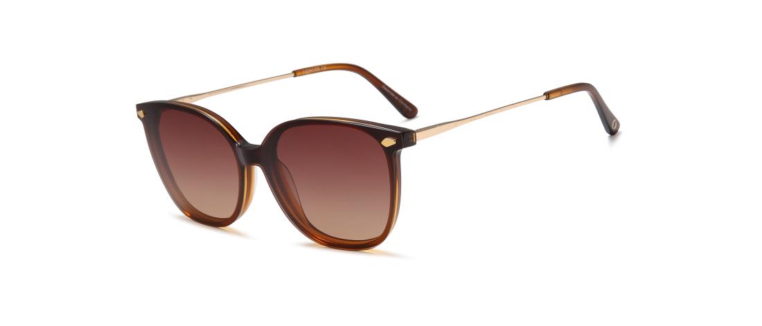 Polar Clip eyewear  Women - Acetate + Polarized solar magnetic clip - OCP562_C2 - OSMOSE - Octika