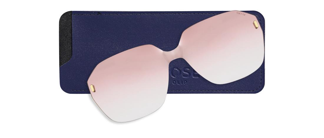 Polarized Magnetic Sun Clip For Man -OCP610_CLIP_RSD1 - CLIP- ultem - Osmose Eyewear