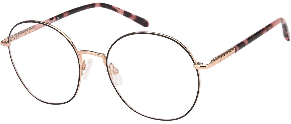 OS876_C2 - Occhiali da Vista  Donna - metallo - Rosa / Marrone