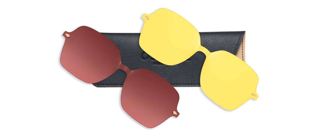 Occhiali da vista Polar Clip  Donna - Acetato + Clip magnetica da sole polarizzata - OCP563_C1 - OSMOSE - Octika